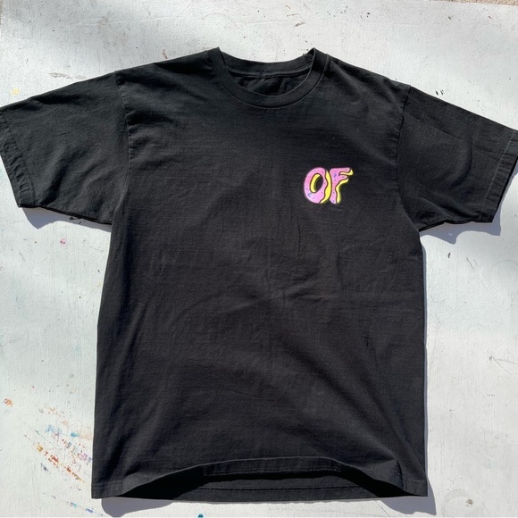 Men's Odd Future T-Shirt Multicolor Tie Dyed M Hip Hop Rap OFWGKTA Golf Donut LA - Picture 4 of 10